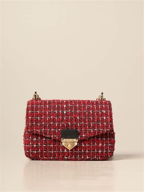 michael kors soho tweed|SoHo Large Tweed Shoulder Bag .